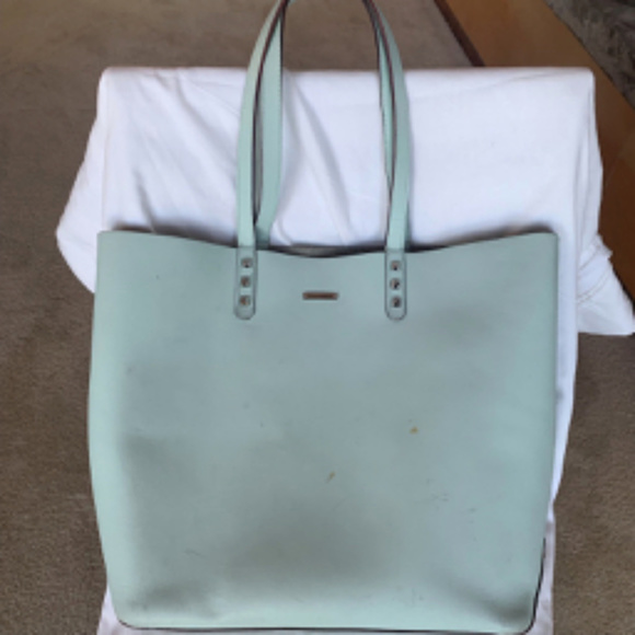 Rebecca Minkoff Seafoam Green Leather Tote - Picture 3 of 7